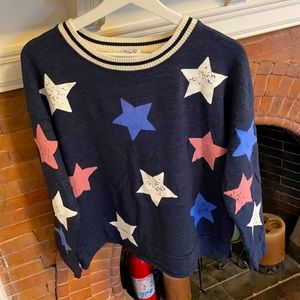 Splendid star crew neck